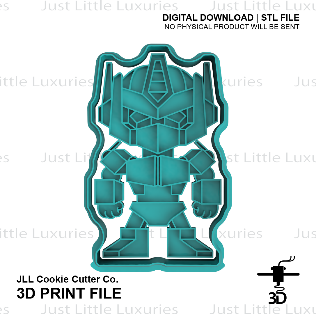 Optimus Prime Cookie Cutter and Embosser (DIGITAL DOWNLOAD)