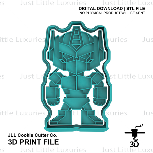 Optimus Prime Cookie Cutter and Embosser (DIGITAL DOWNLOAD)
