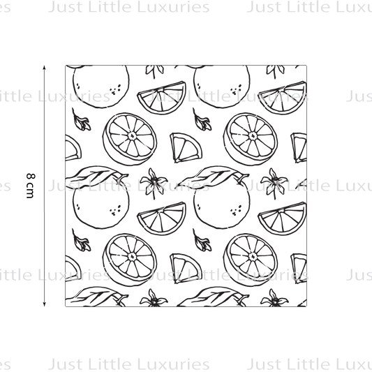 Oranges Pattern Debosser