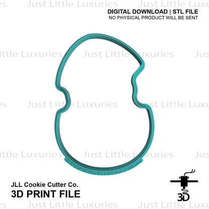 Patchwork Chick Cutter and Stamp Set (DIGITAL DOWNLOAD)