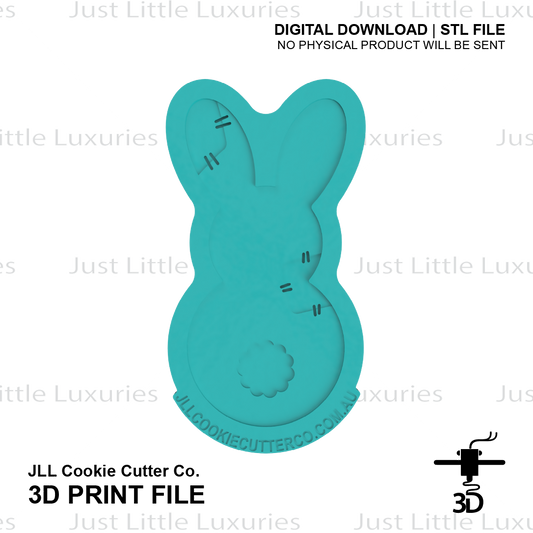 Patchwork Peep Bunny Cutter and Stamp Set (DIGITAL DOWNLOAD)