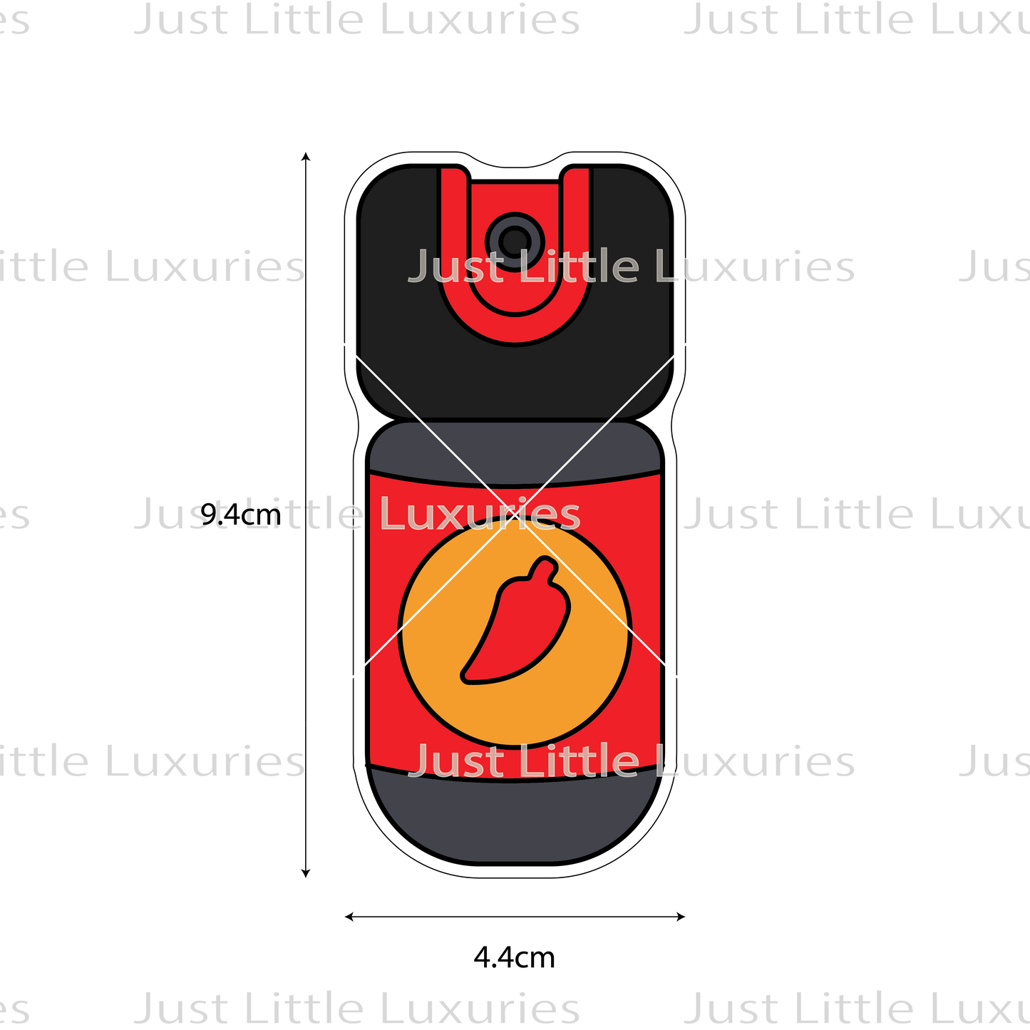 Pepper Spray Cookie Cutter