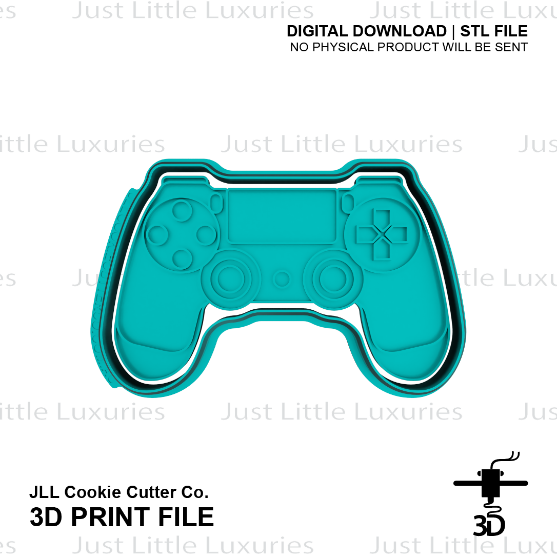Controller PS4 Cookie Cutter and Embosser (DIGITAL DOWNLOAD)