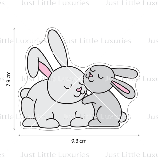 Rabbits (2) Cookie Cutter