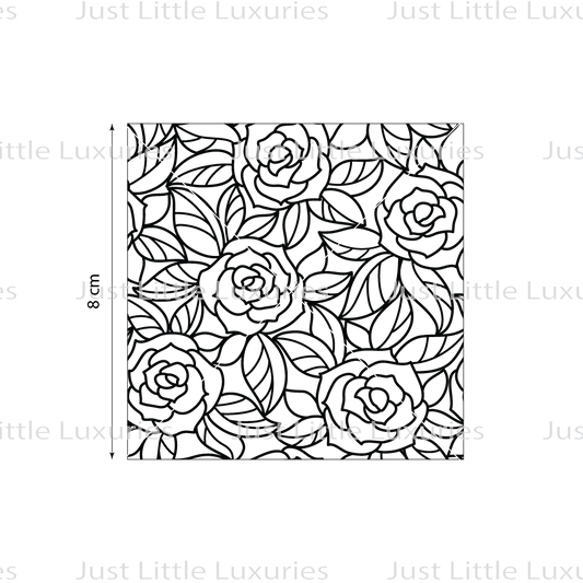 Roses Pattern Debosser