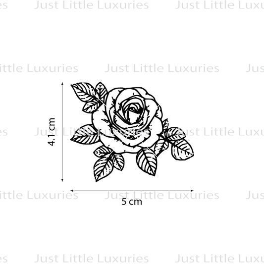 Rose (Outline) Cookie Stamp