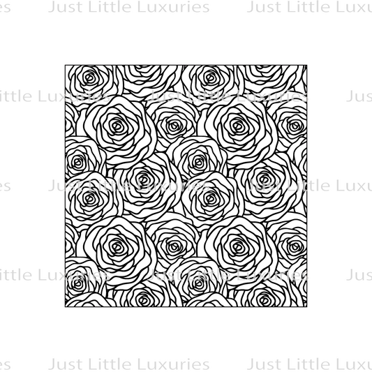 Rose Pattern Debosser (Dense)