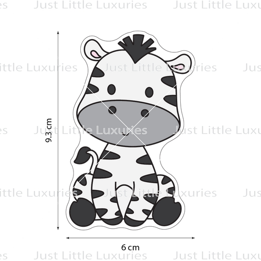 Safari Zebra Cookie Cutter