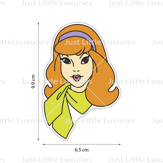 Daphne Face Cookie Cutter