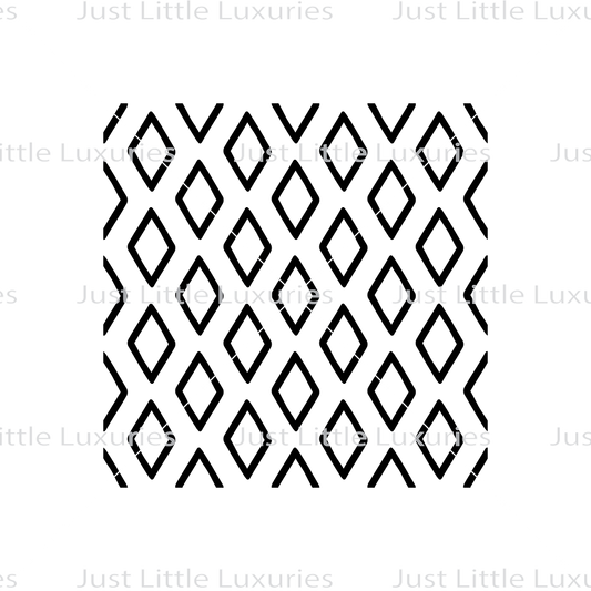Simple Diamonds Pattern Debosser