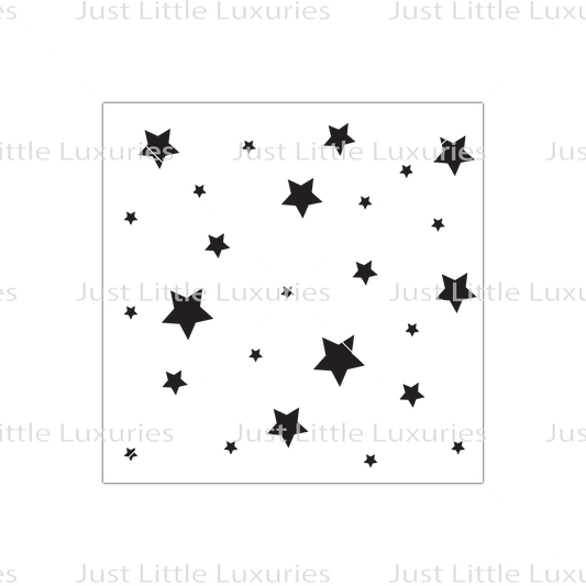 Simple Star Scatter Pattern Debosser