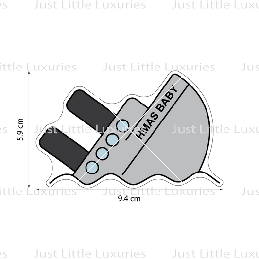 Sinking Ship (HMAS BABY) Cookie Cutter