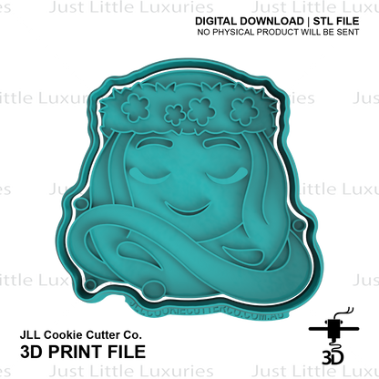 Te Fiti Cookie Cutter and Embosser (DIGITAL DOWNLOAD)
