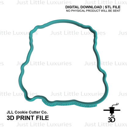 Te Fiti Cookie Cutter and Embosser (DIGITAL DOWNLOAD)