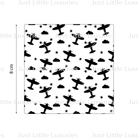 Vintage Plane Pattern Debosser