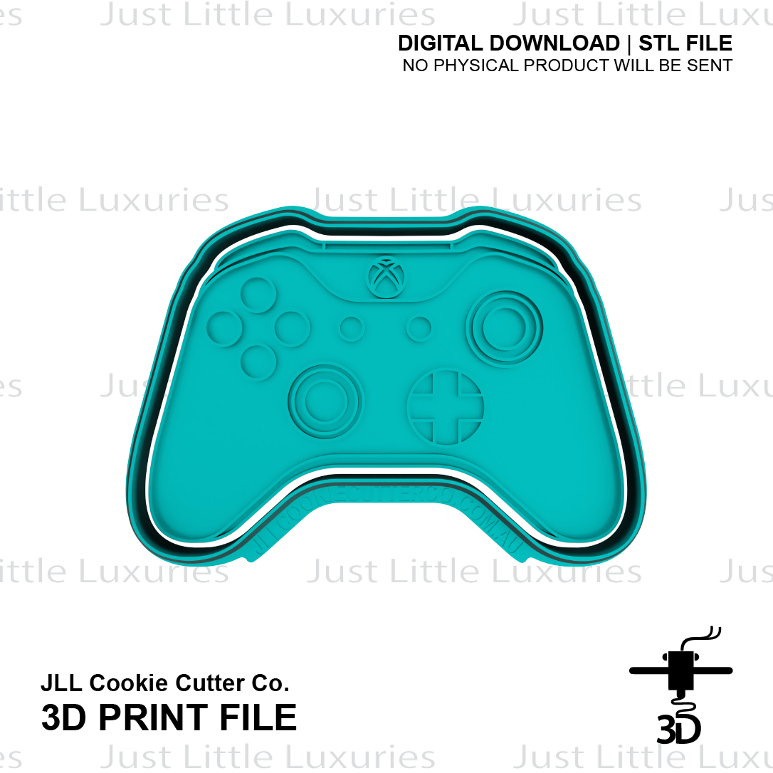 X Box Controller Cookie Cutter and Embosser (DIGITAL DOWNLOAD)