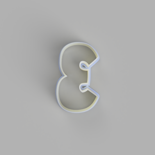 Number 3 - Number Cookie Cutters - just-little-luxuries