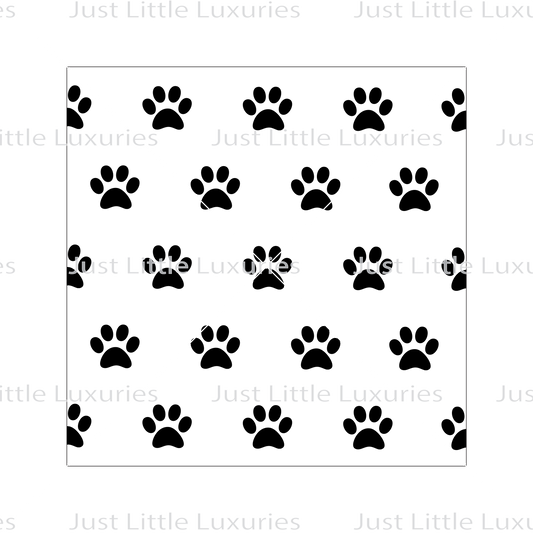 Paw Print Pattern Debosser