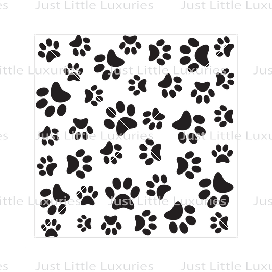 Paw Print (2) Pattern Debosser