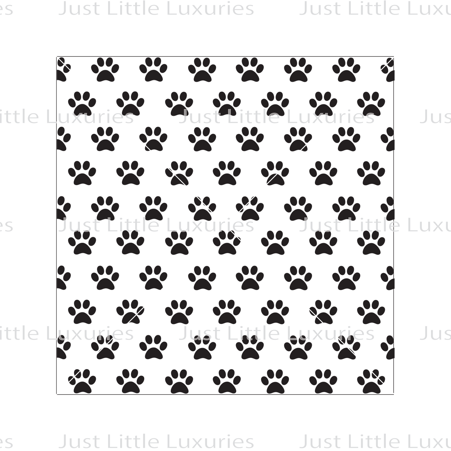 Paw Print (3) Pattern Debosser