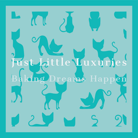 Cat Pattern Cookie Stencil