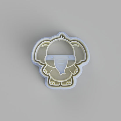 Elephant cookie cutter and stamper. - just-little-luxuries
