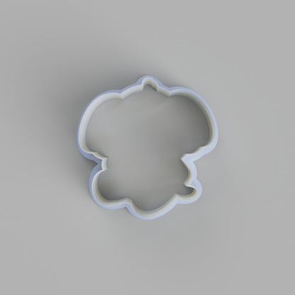 Elephant sitting cookie cutter and stamper - just-little-luxuries