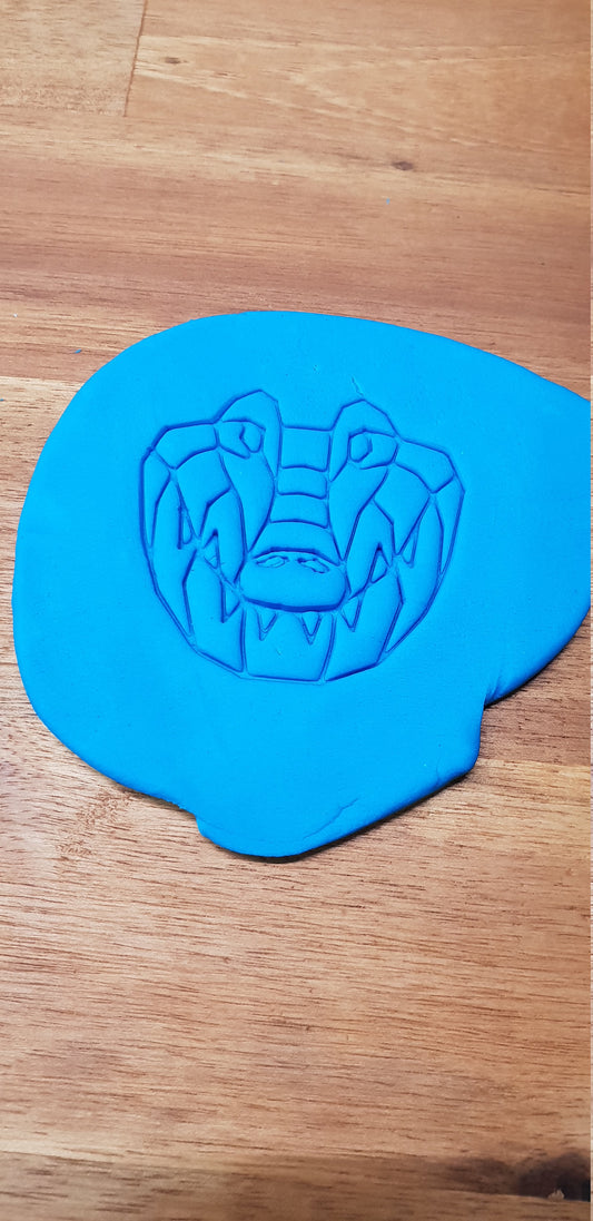 Geometric Crocodile Cookie Embosser - just-little-luxuries