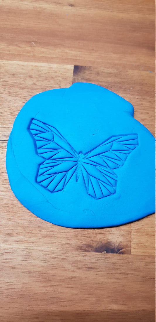 Geometric Butterfly Cookie Embosser - just-little-luxuries