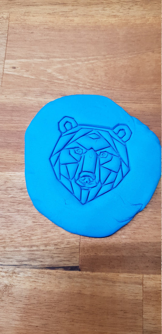 Geometric Bear Cookie Embosser - just-little-luxuries