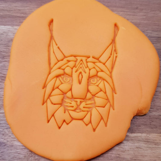 Geometric lynx Cookie Embosser - just-little-luxuries