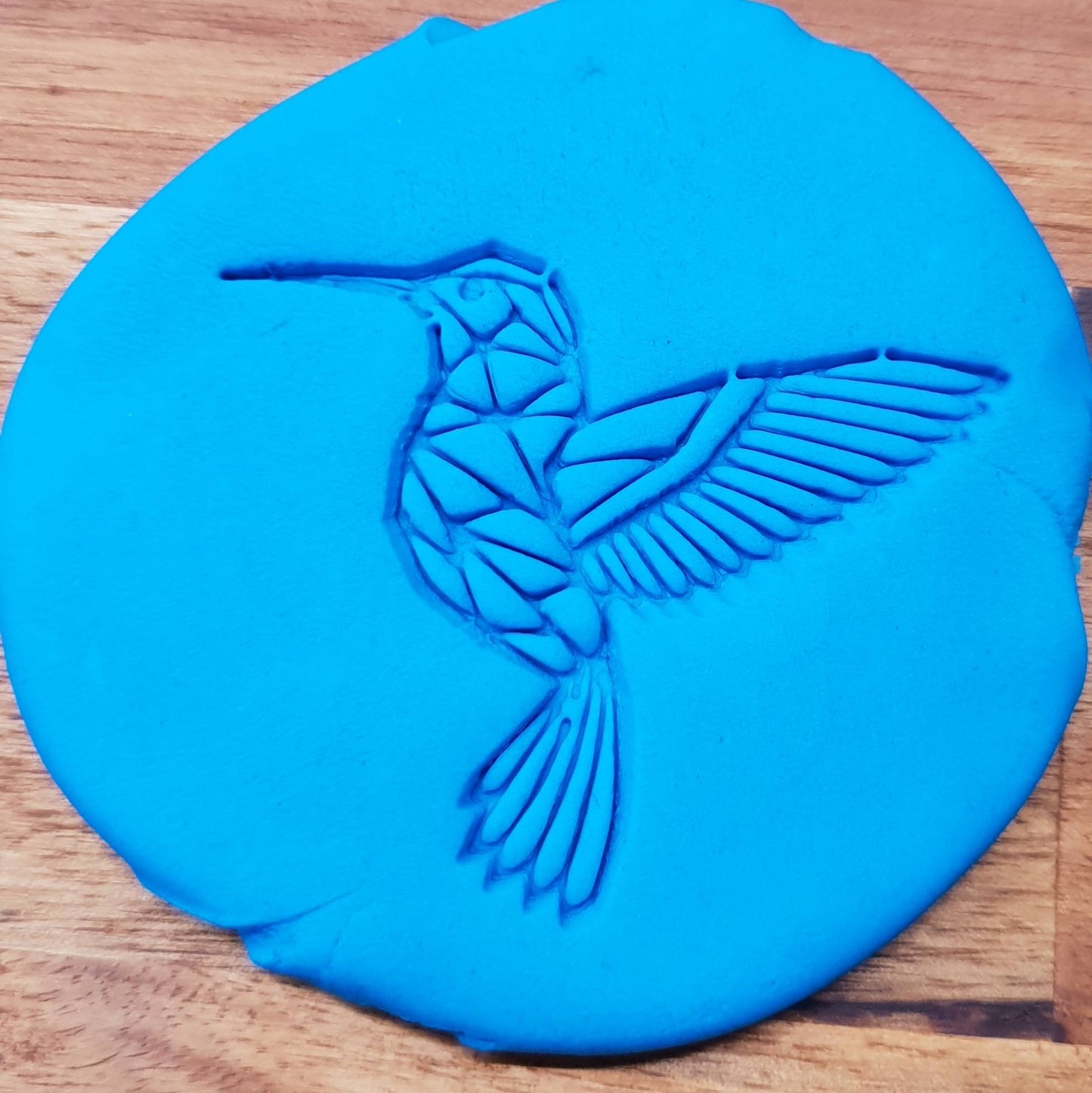 Geometric hummingbird Cookie Embosser - just-little-luxuries