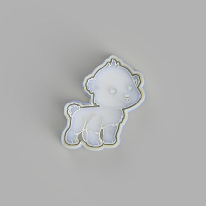 Polar Bear Cookie Cutter and Embosser. - just-little-luxuries