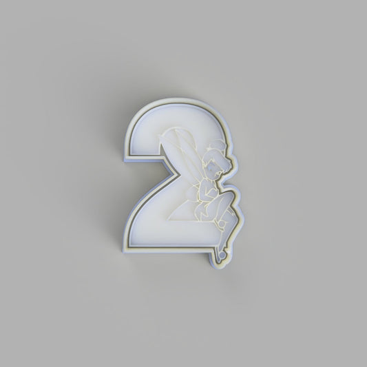 Fairy Age 2 Cookie Cutter and Embosser. - just-little-luxuries