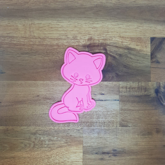 Cat (8) Cookie Cutter and Embosser. - just-little-luxuries